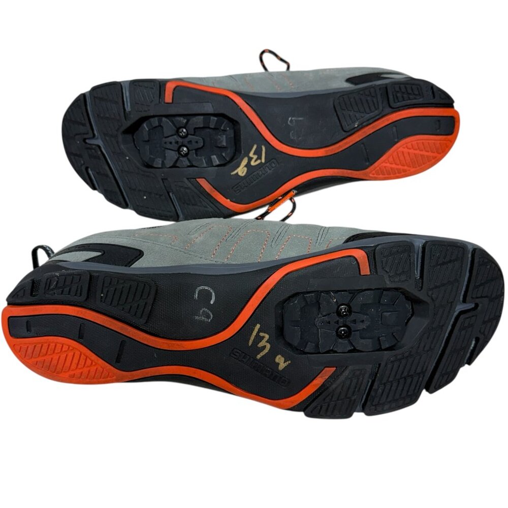 Shimano SH-CT80 Leather 2 Bolt Lace Up Cycling Shoe men's size 11.2 - Picture 9 of 10
